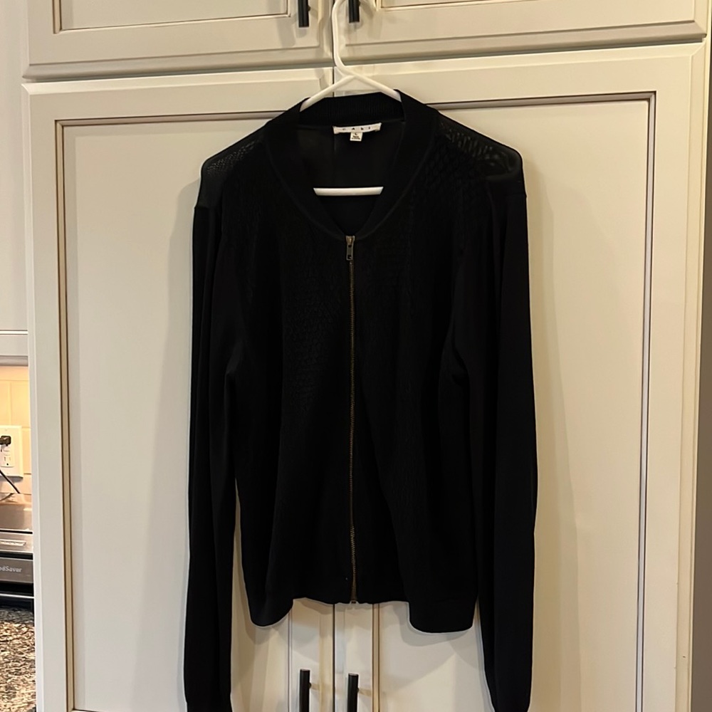 Lightweight black CAbi sweater.